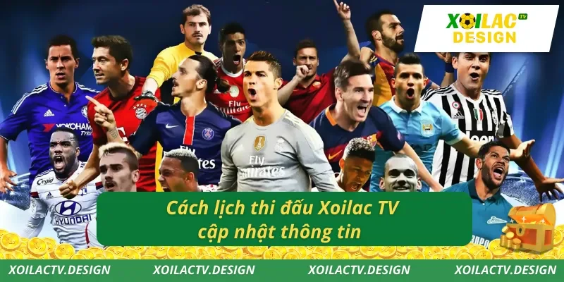 Cách lịch thi đấu Xoilac TV cập nhật thông tin