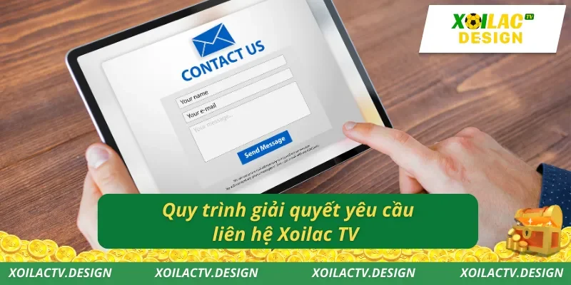 Quy trình giải quyết yêu cầu liên hệ Xoilac TV