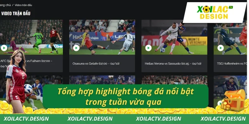 Tổng hợp highlight bóng đá nổi bật trong tuần vừa qua